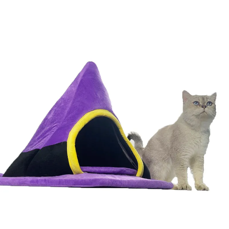🎃 Witch hat Cat & Dog House