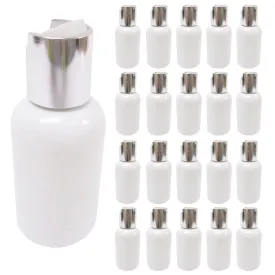20 Pc Refillable Soap Dispenser Bottle Sanitizer Empty Plastic Jar Cream 2oz