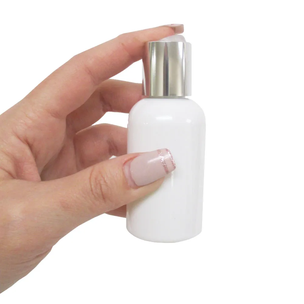20 Pc Refillable Soap Dispenser Bottle Sanitizer Empty Plastic Jar Cream 2oz