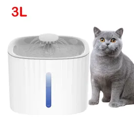 3L USB charged Automatic Cat Water Fountain