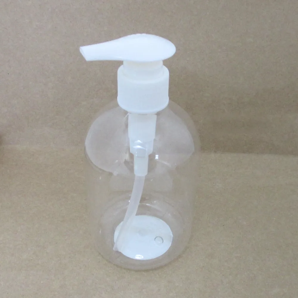 4 Liquid Soap Dispenser Pump Lotion Refillable Empty Bottle Plastic Spray 14 Oz