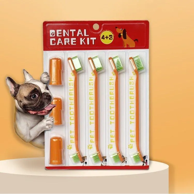 7 In 1 Dog Dental Care Kit Pet Toothbrush