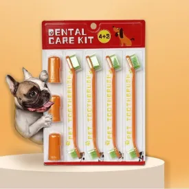 7 In 1 Dog Dental Care Kit Pet Toothbrush