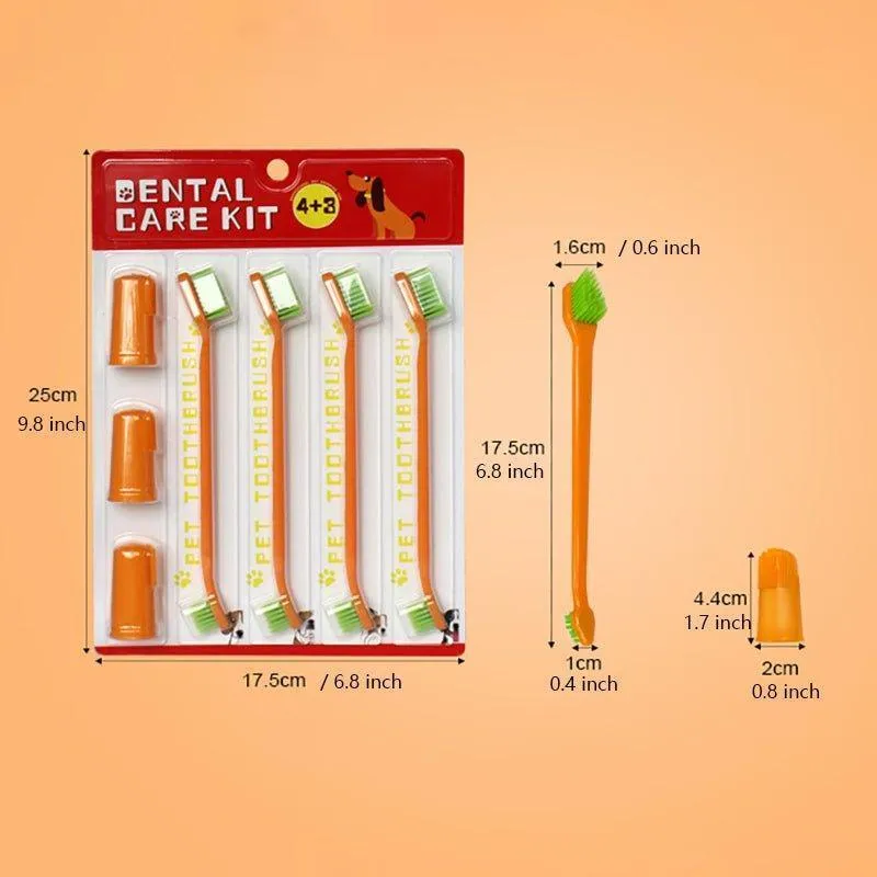 7 In 1 Dog Dental Care Kit Pet Toothbrush