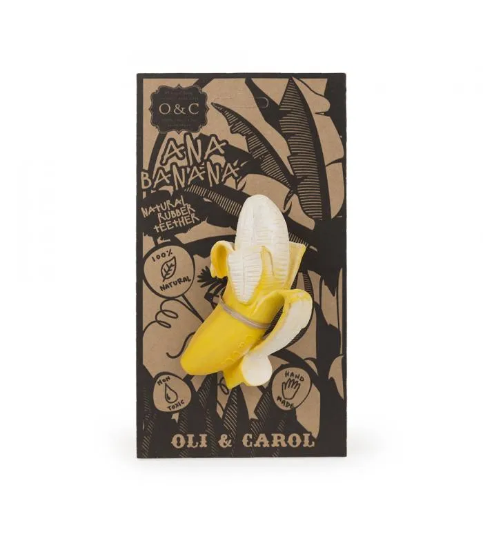 Ana Banana Fruit Teether by Oli & Carol
