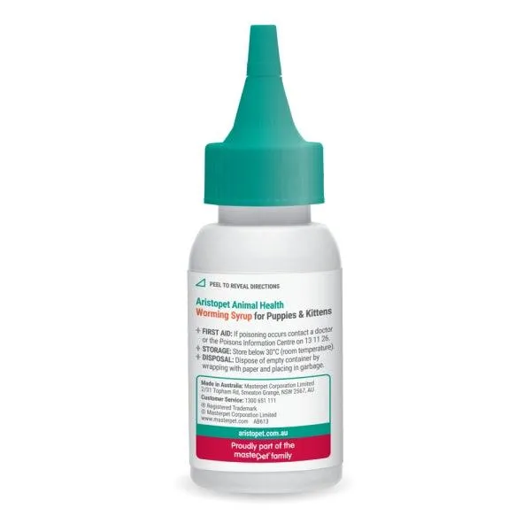 Aristopet – Worming Syrup for Puppies & Kittens - 50ml