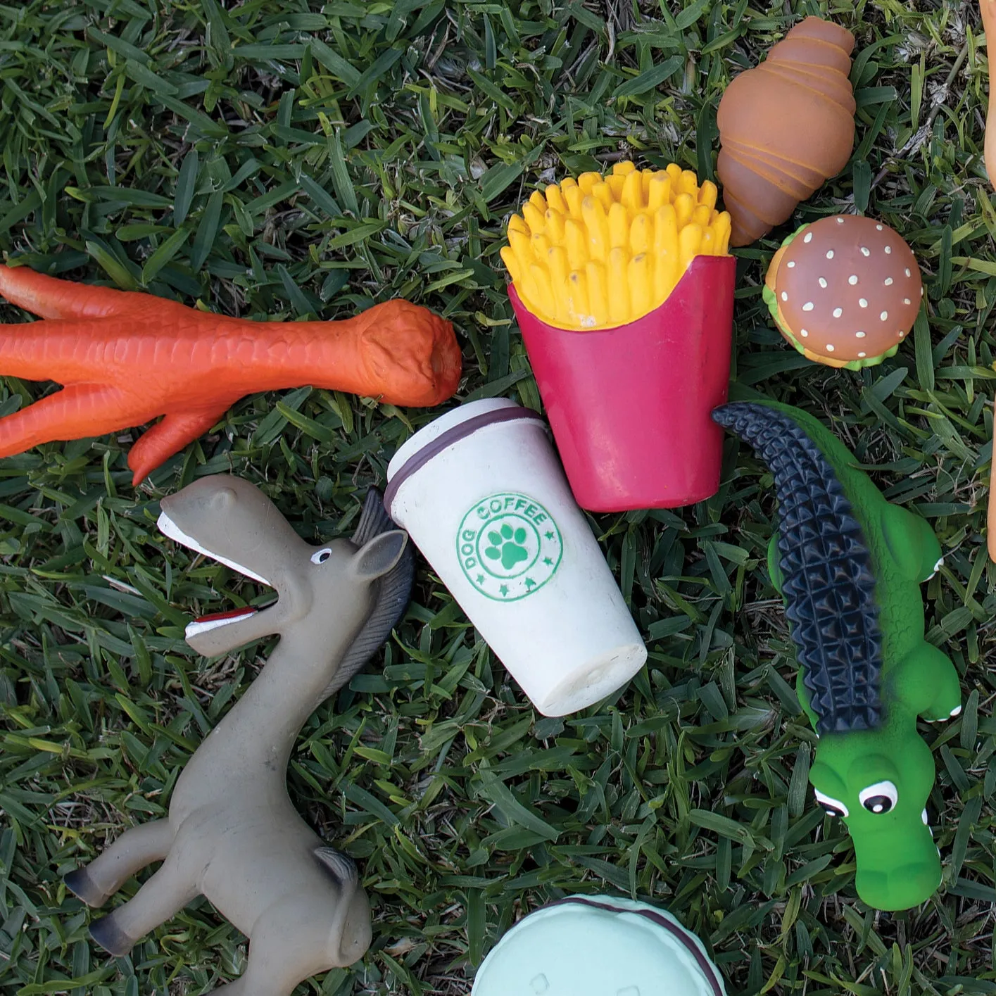 Dinky Donkey Dog Toy