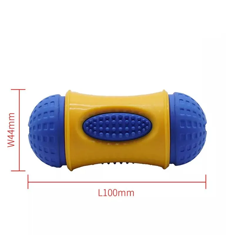 Dog Puppy Treats Dispenser Rubber Strong Chew Toy - Assorted