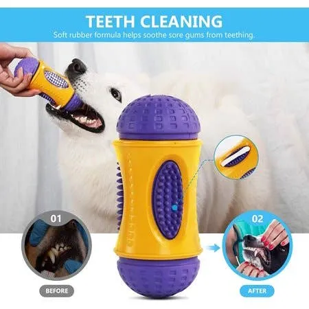 Dog Puppy Treats Dispenser Rubber Strong Chew Toy - Assorted
