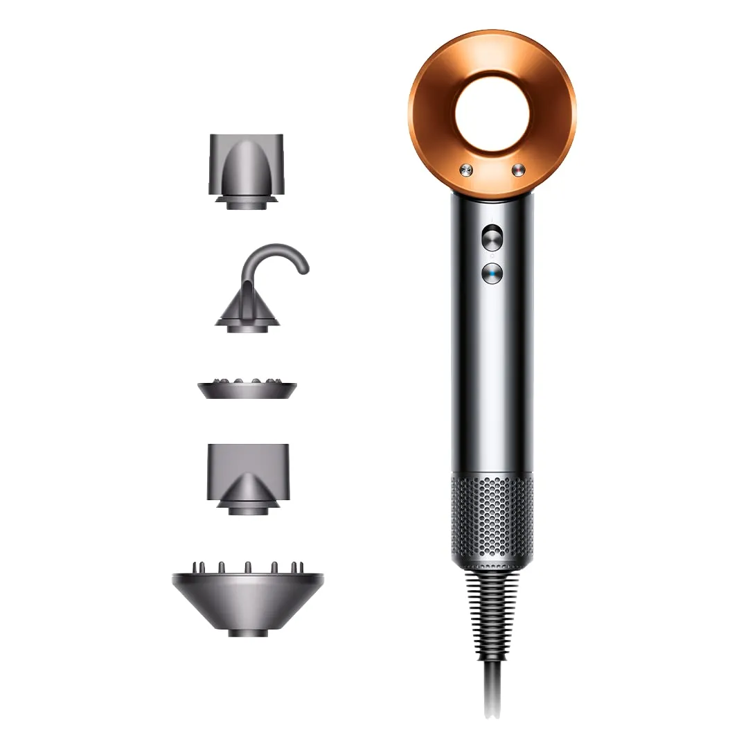 Dyson Supersonic Hair Dryer In Nickel/Copper, 1300 Watts HD 08 BNBC IN