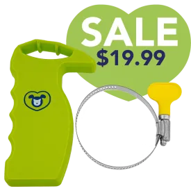 Furm Grip Dryer Handle Lime Green by PetStore.Direct
