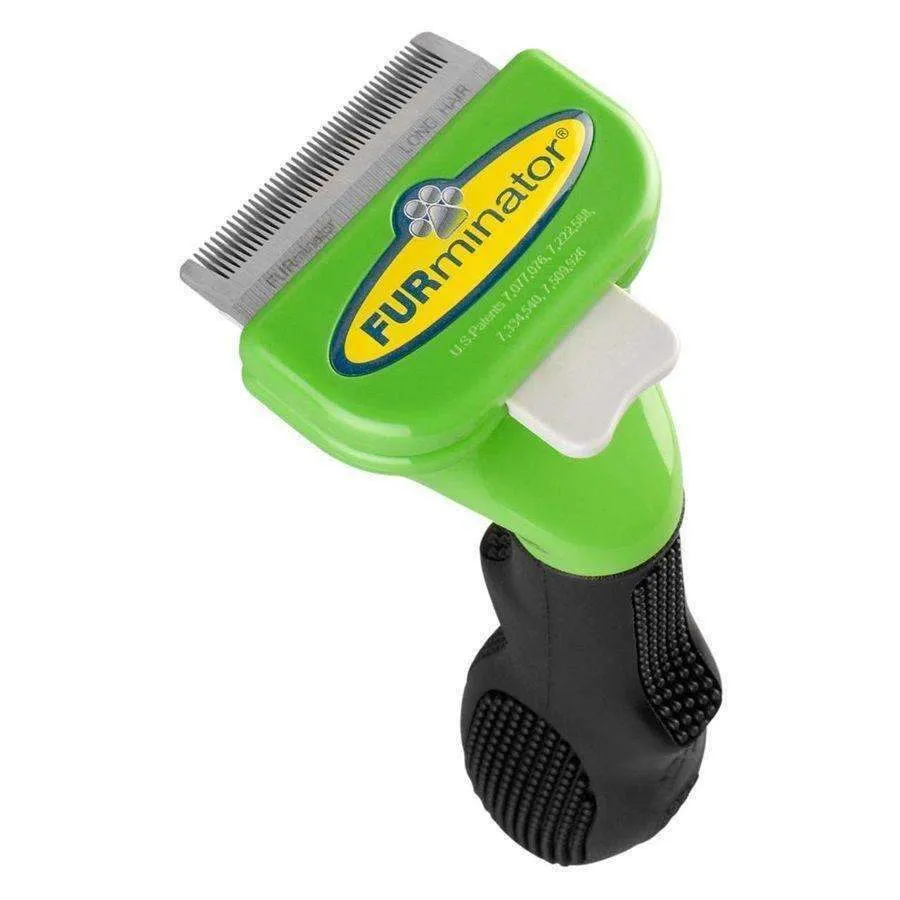 FURminator Long Hair DeShedding Brush for Small Dogs
