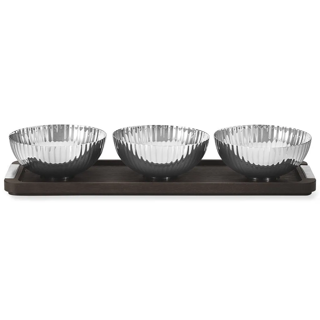 Georg Jensen Bernadotte Tray with Bowls (10018216)