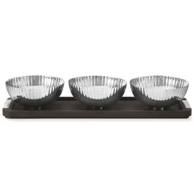Georg Jensen Bernadotte Tray with Bowls (10018216)