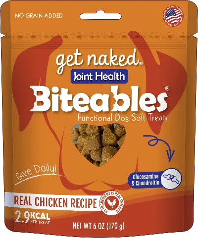 Get Naked Biteables Joint Health Functional Soft Treats 6 oz