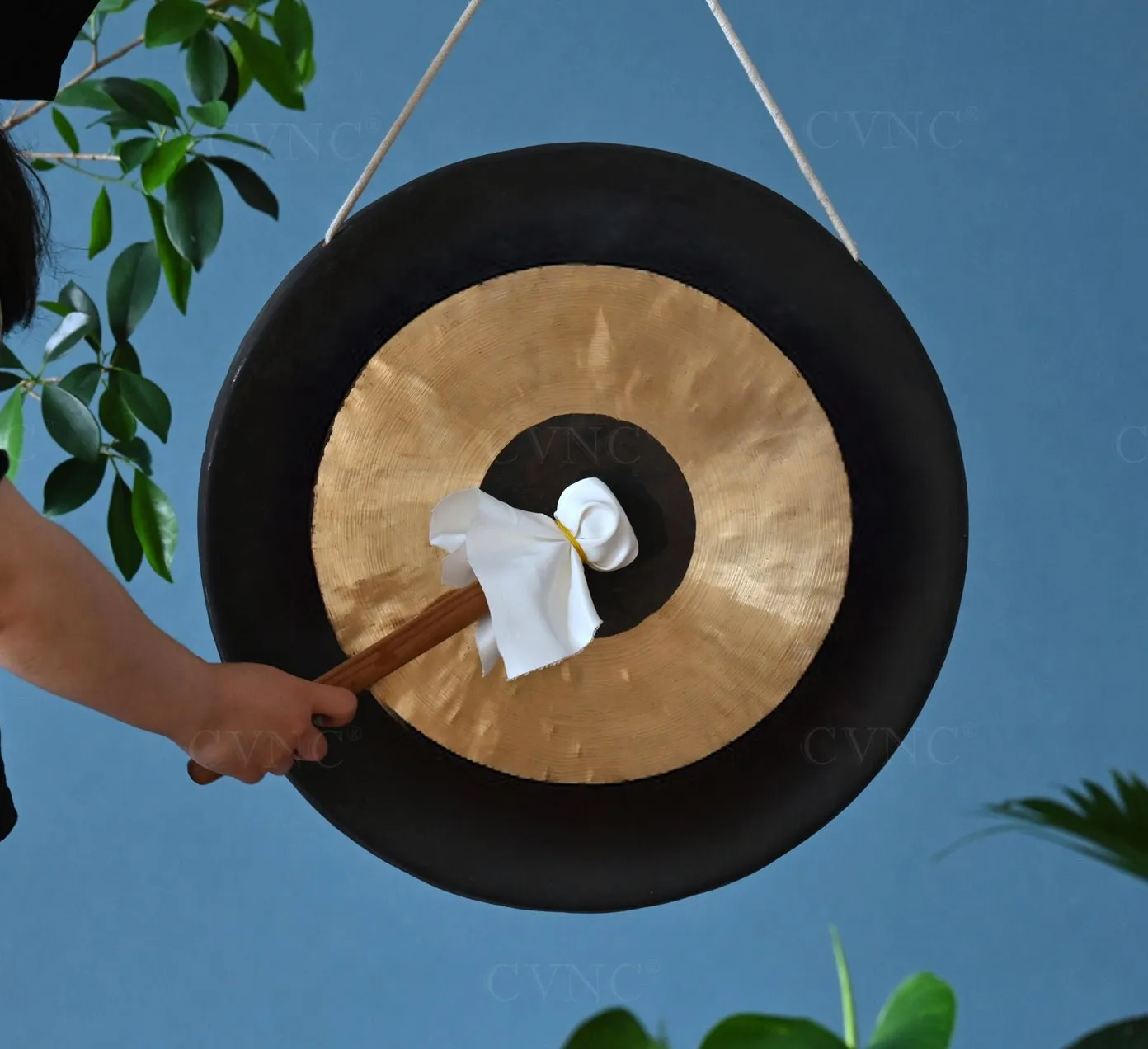 Harmonic Bliss: Handcrafted Bronze Chau Gong Set with Hammer - 16 inch / 18 inch