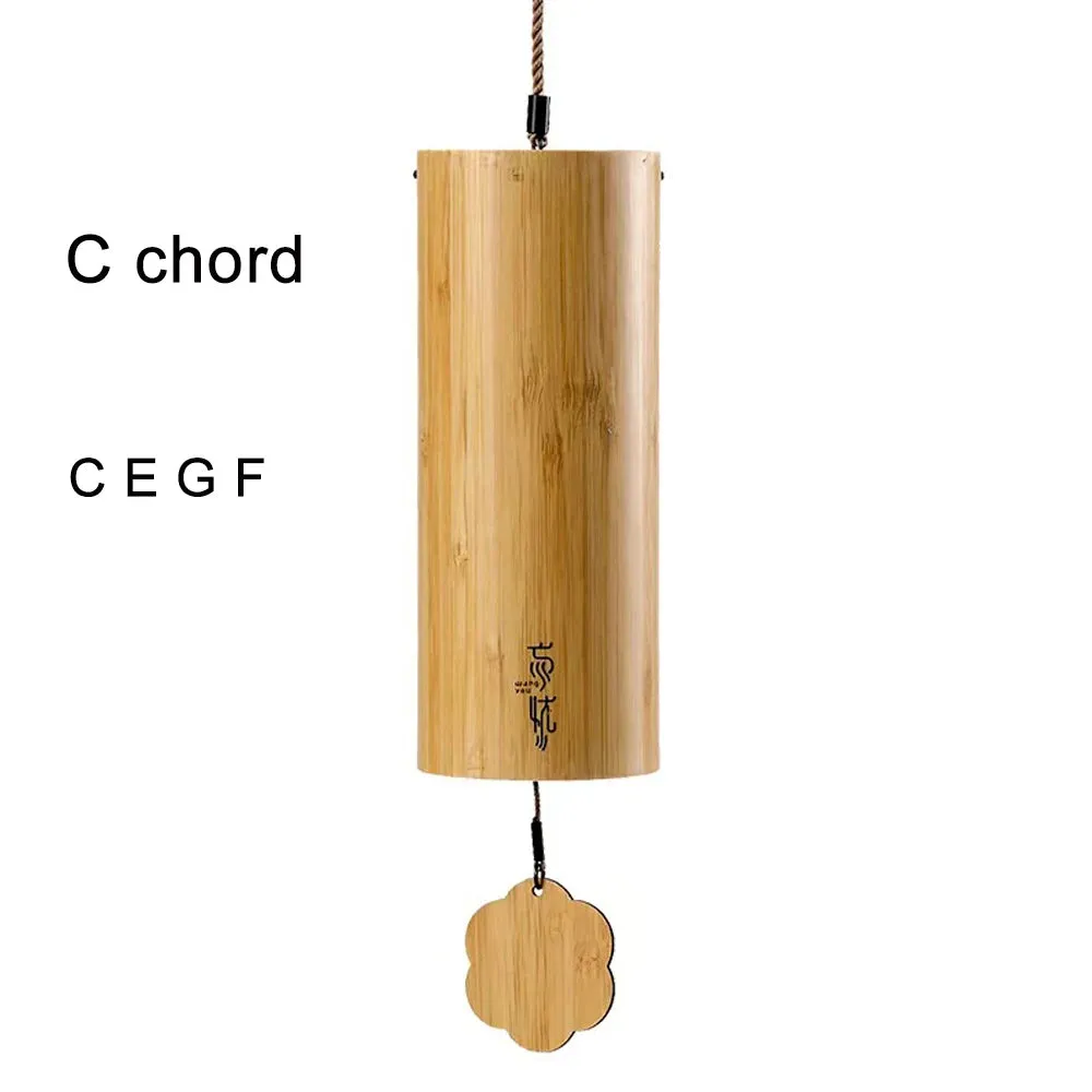 Harmony's Whisper: Bamboo Musical Wind Chimes