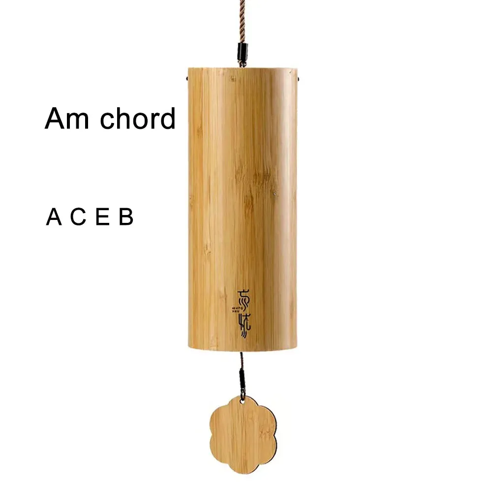 Harmony's Whisper: Bamboo Musical Wind Chimes