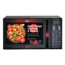 IFB 23 L Convection Microwave Oven 23BC4, Black Floral Design