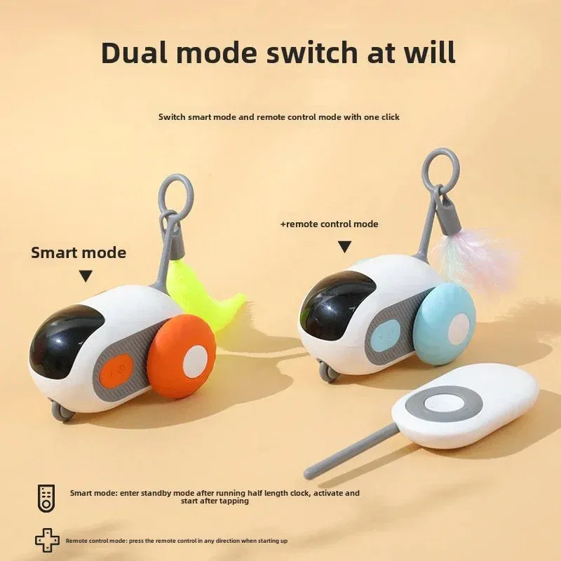 Interactive Remote Control Cat Toy Car