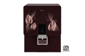 LG WW146RPLC 8L RO   Mineral Booster Water Purifier with Stainless Steel Tank, Digital Sterilizing Care, Filter Change Indicator, Wall Mount (Crimson Red)