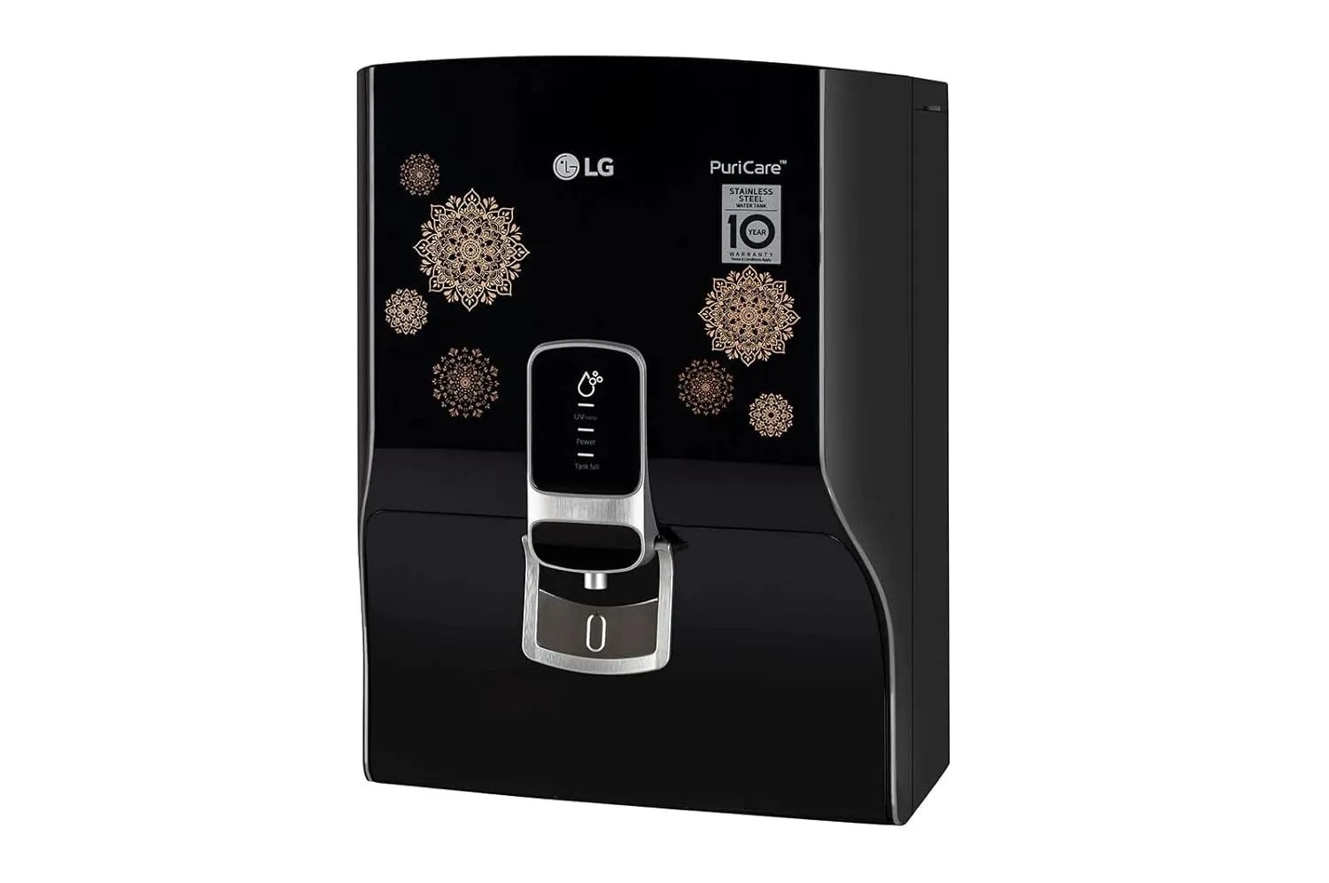 LG WW155NPB 8 litres RO UV Water Purifier with Digital Sterilizing care and In Tank UV LED