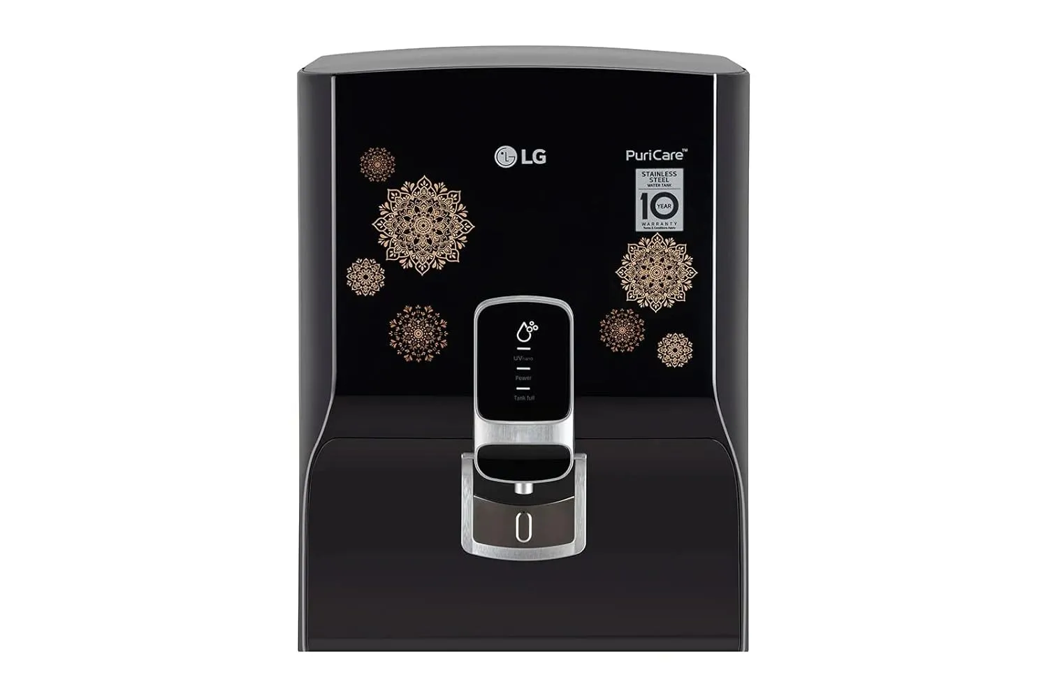 LG WW155NPB 8 litres RO UV Water Purifier with Digital Sterilizing care and In Tank UV LED