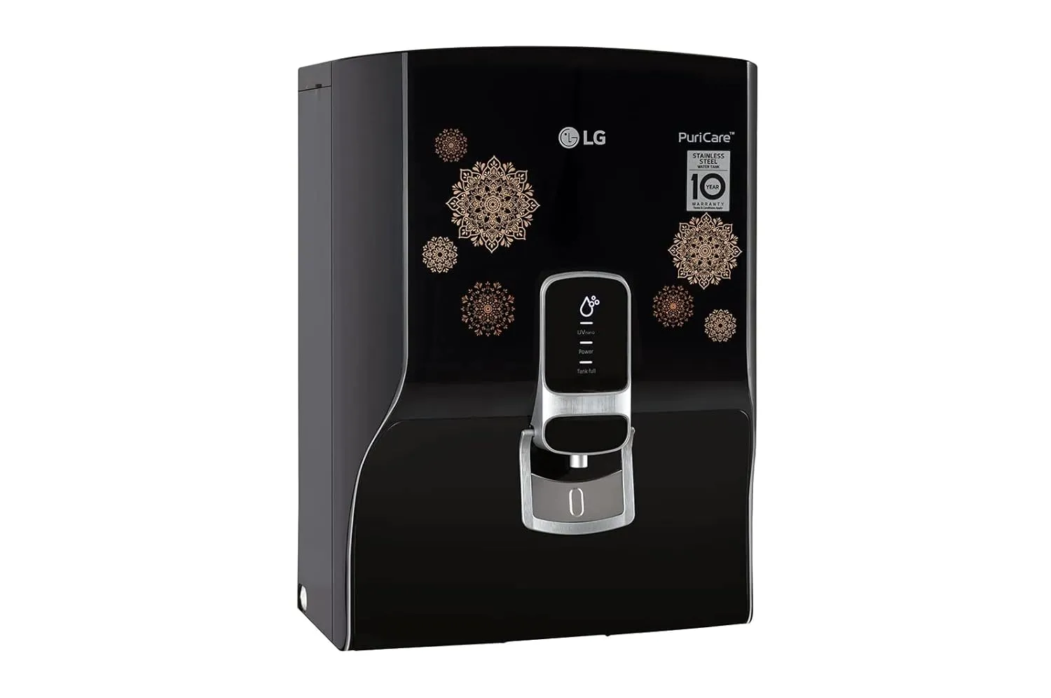 LG WW155NPB 8 litres RO UV Water Purifier with Digital Sterilizing care and In Tank UV LED