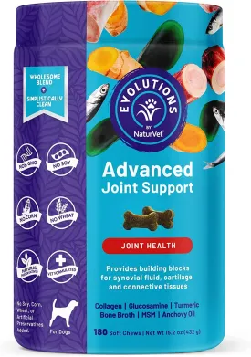 Naturvet Evolutions - Advanced Joint Soft Chews - 180 Count