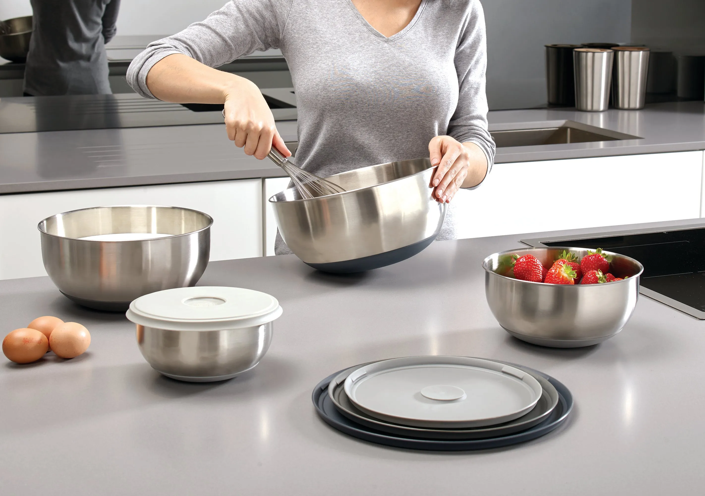 Nest™ Prep&Store Steel Bowl Set