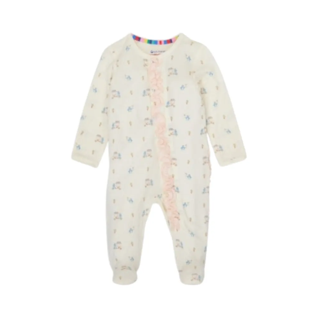 Penguin Pints Modal Footie w/ Ruffle