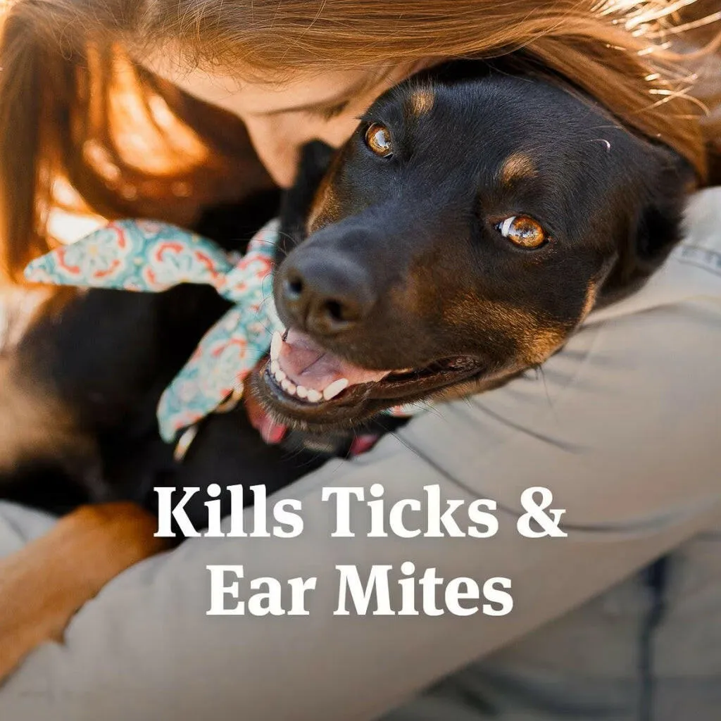 PetArmor Ear Mite & Tick Treatment for Dogs (3oz)