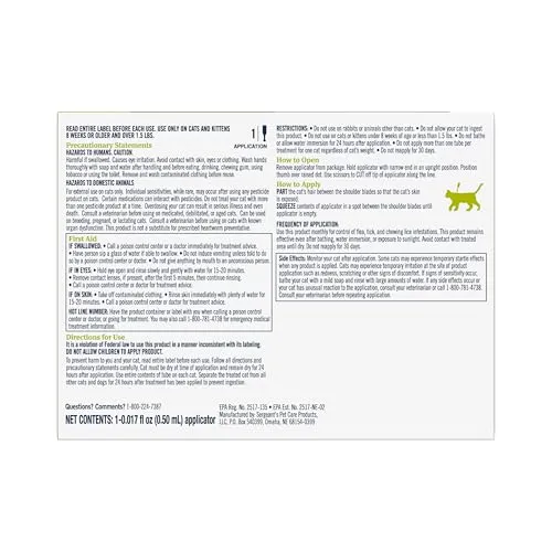 PetArmor Plus Flea and Tick Prevention for Dogs, Dog Flea and Tick Treatment, 3 Doses, Waterproof Topical, Fast Acting, Small Dogs (5-22 lbs)