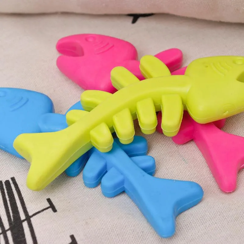 Rubber Fish Bone For Dogs