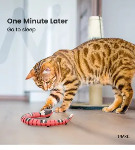Smart Sensing Snake Toy For Cat's