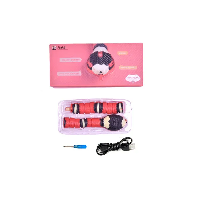Smart Sensing Snake Toy For Cat's