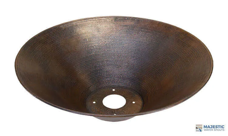 Solana <br> 31" Round Fire Bowl - Hammered Copper