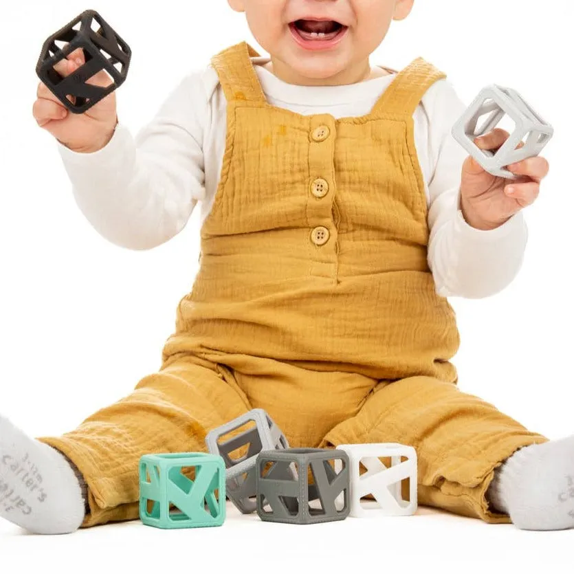 Stack N Chew Cubes - Monochrome by Malarkey Kids