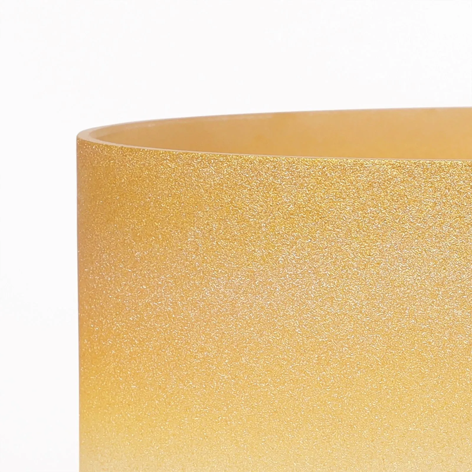 Sun Goddess Crystal Quartz CVNC Singing Bowls - Frosted - 8 Inch