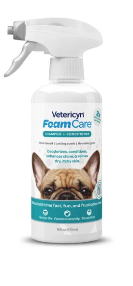 VETERICYN FOAMCARE SHAMPOO - LOW DENSITY 16-OZ
