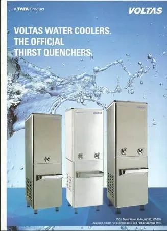 Voltas WC FS 150/150 NP Stainless Steel Water Cooler, 150 Litre , Silver