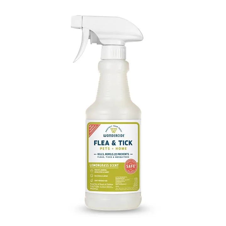 Wondercide Natural Flea & Tick Control for Pets   Home Lemongrass